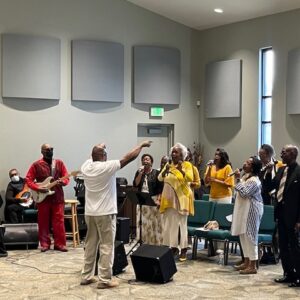 Worship Team Singing at Living Hope Bible Church